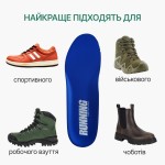Спортивні устілки Ortholite Daniel з амортизацією для кросівок, синього кольору