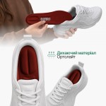 Спортивні устілки з амортизацією для активного руху, червоного кольору