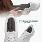 Спортивні устілки з амортизацією для активного руху, темно-сірого кольору