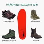 Спортивні устілки з амортизацією для активного руху, помаранчевого кольору