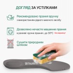 Спортивні устілки з амортизацією для активного руху, сірого кольору