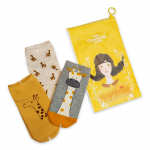 Набір жіночих шкарпеток Caramella «Happy Giraffe», 3 пари