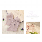 Набір жіночих шкарпеток Caramella «Purple Flowers», 6 пар