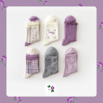 Набір жіночих шкарпеток Caramella «Purple Story», 6 пар