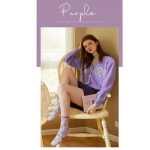 Набір жіночих шкарпеток Caramella «Purple», 6 пар