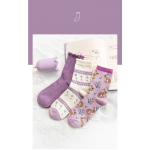 Набір жіночих шкарпеток Caramella «Purple», 6 пар