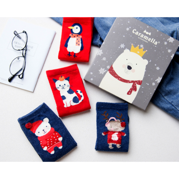 Набір дитячих шкарпеток «I'm a white bear for little», 4 пари